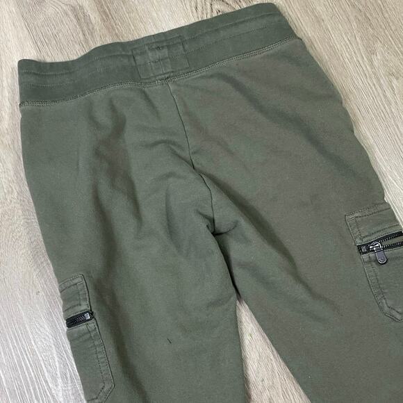 True Religion Green Jogger Sweatpants Men’s Size S Cargo Pockets Drawstring - Picture 3 of 7